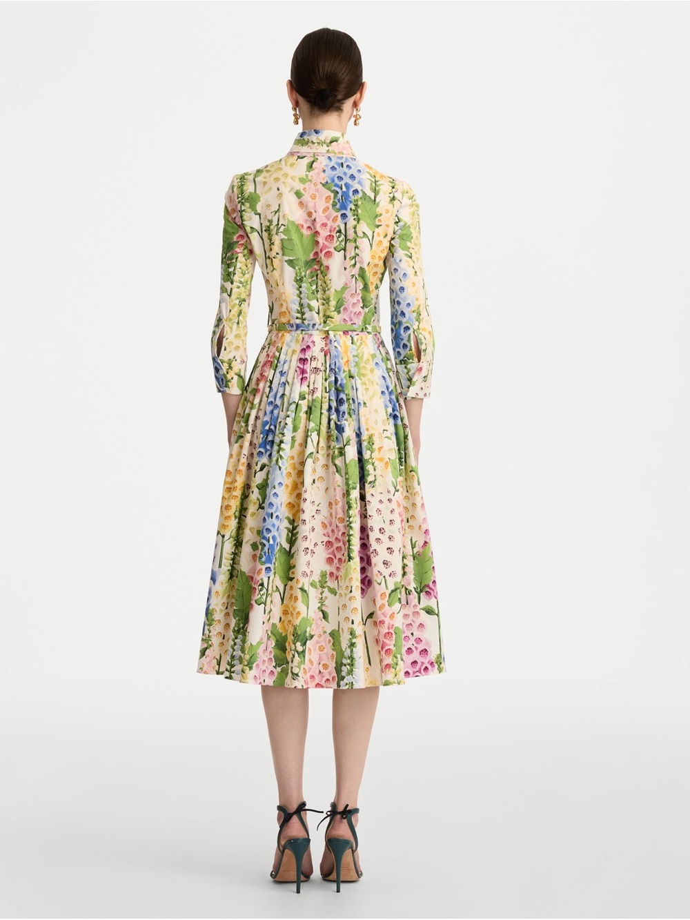 Oscar de la Renta poplin dress - Picture 2 of 9